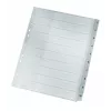 Leitz 12800000 ciparu dalītājlapa, kartons, pelēka, A4