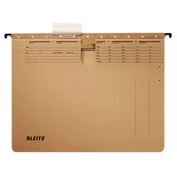 Leitz Alpha piekaramā mape A4 brūna, kartons/PP