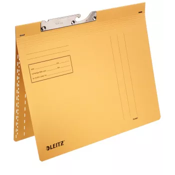Leitz 20140015 kartona piekaramā mape A4 dzeltena