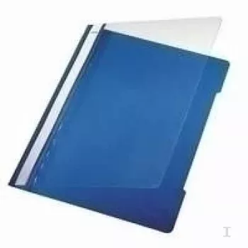 Leitz 41910030 vāka mape PVC Zila, Caurspīdīga