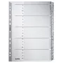 Leitz 43280000 alfabētiskie starplikas, kartons, pelēks