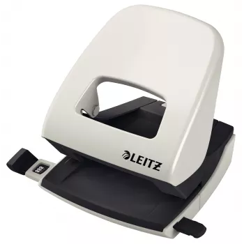 Leitz NeXXt caurumotājs 5008, 2 caurumi, 30 loksnes, melns/pelēks