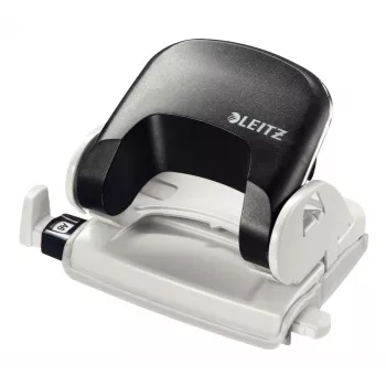 Leitz 5038 NeXXt caurumotājs, 2 caurumi, 16 loksnes, melns, plastmasa