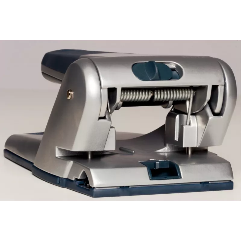 Leitz Heavy Duty caurumotājs, 65 lapas, Melns, Pelēks, 8 cm, 5,5 mm, A4, 130 mm