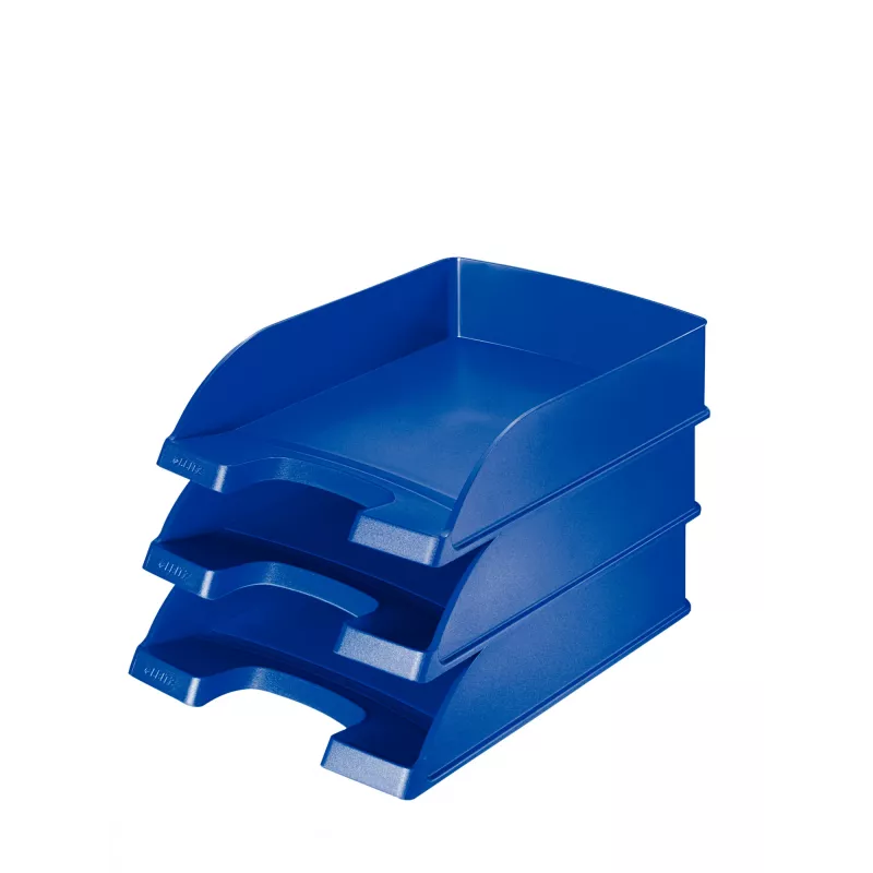 Leitz Plus dokumentu paliktnis, standarta, polistirols, zils, 255 mm, 357 mm, 70 mm, 280 g