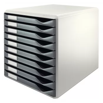 Leitz Form Set, 10 atvilktnes, Plastmasa, Pelēks, 4.3 kg, 285 x 355 x 290 mm