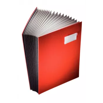 Leitz 57000025 parakstu grāmata, sarkana