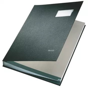 Leitz Signature Book 20 starpniekiem A4, Melns, Polipropilēns (PP)