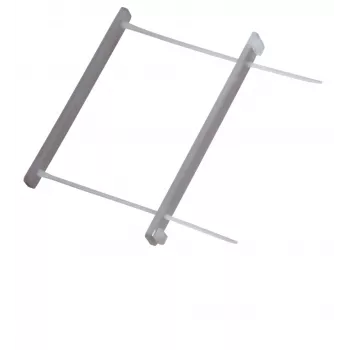 Leitz Storage Rods, Pelēks, Caurspīdīgs, Polipropilēns (PP)