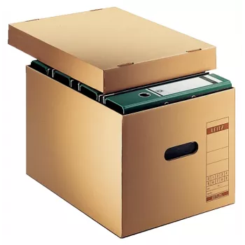 Leitz 60810000 arhivēšanas kaste no kartona, Brūna