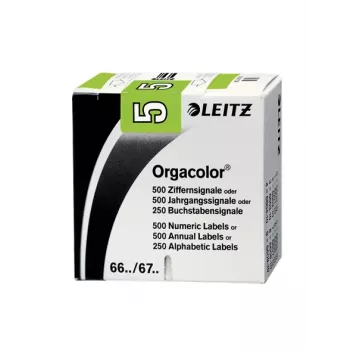 Leitz Orgacolor pašlīmējošā etiķete Zaļa Noapaļots taisnstūris