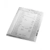 Leitz Quality Folder A5, 30% pirms patēriņa pārstrādāta plastmasa, 150 x 210 mm (A5), polipropilēns (PP), caurspīdīgs, portrets, 160 mm, 220 mm