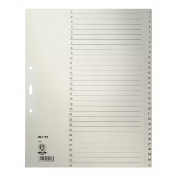 Leitz 12310085 ciparu dalītājlapa