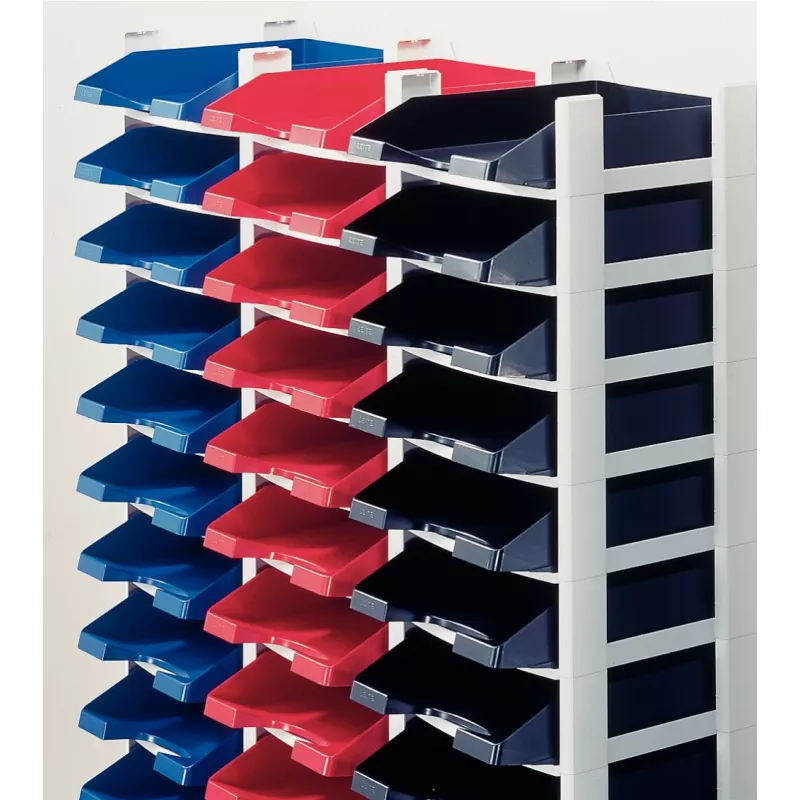 Leitz Letter tray rack Plus 3 paplātes, plastmasa, melna, A4