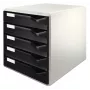 Leitz Post Set 5 atvilktņu dokumentu kaste