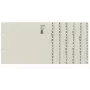 Leitz 13080085 Alfabētiskie dalītāji, Papīrs, Pelēks