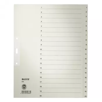Leitz Register Blanc, 240 mm, 300 mm, 1 gab.