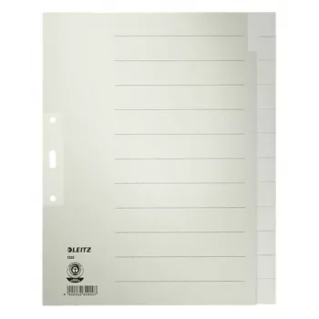 Leitz 12220085 starplapa, pelēka, papīrs