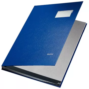 Leitz 5701-00-35 Signature Folder, 10 nodalījumi, A4, zila