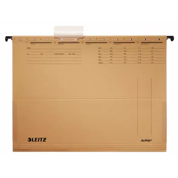 Leitz Alpha piekaramā mape A4, kartons/metāls, brūna
