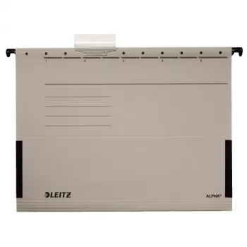 Leitz Alpha Folder 19860085 piekaramā mape A4 pelēka