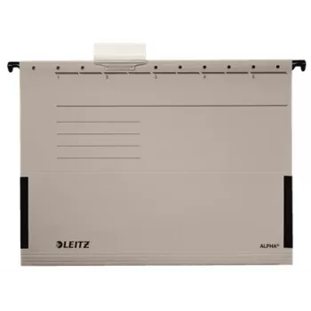 Leitz 19863085 piekaramā mape A4 pelēka kartona