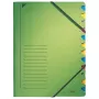 Leitz 39120055 tabulārā indeksa kartīte, kartons, zaļa, A4