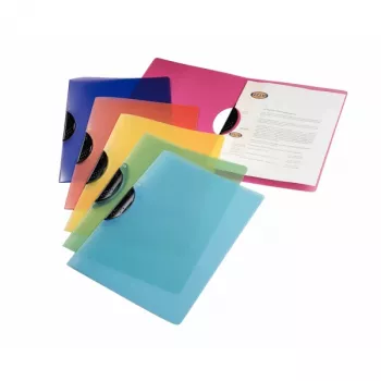 Leitz ColorClip Rainbow A4 mapes ar klipsi, polipropilēns, 30 lapām