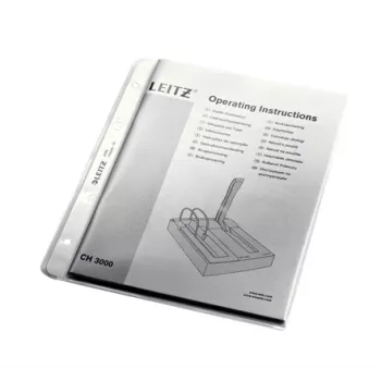 Leitz Premium kabatiņa A5, caurspīdīga, no 30% pārstrādāta PP