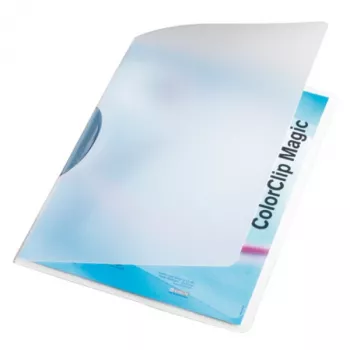 Leitz ColorClip Magic A4 mapes ar klipsi, polipropilēns, 30 lapām, 220x310 mm
