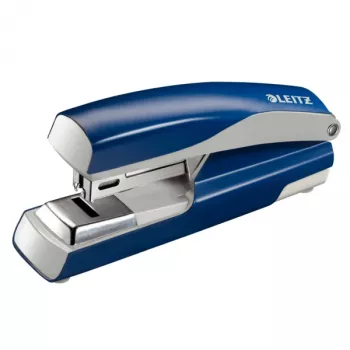 Leitz skavotājs 5505 NeXXt, 30 loksnes, Flat Clinch, metāls, zils/pelēks