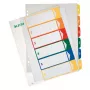 Leitz PC drukājams indekss, PP, īpaši plats, ciparu tab indekss, 245x2x305 mm, 6 krāsas