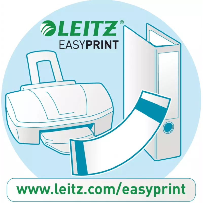 Leitz PC drukājams indekss, PP, īpaši plats, ciparu tab indekss, 245x2x305 mm, 6 krāsas