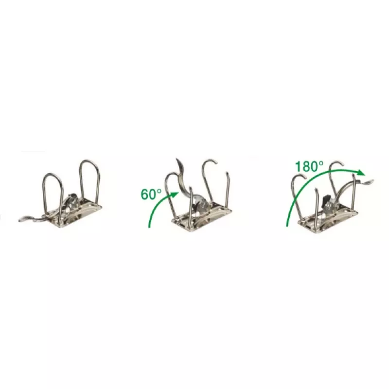 Leitz LEITZ Standarta sviras arhīva mape A4 80mm, ar spraugām, kartons (RC), muguriņas platums 80mm (1080-50-25)