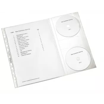 Leitz Premium CD Kabata A4, 30% pirmslietošanas pārstrādāta plastmasa