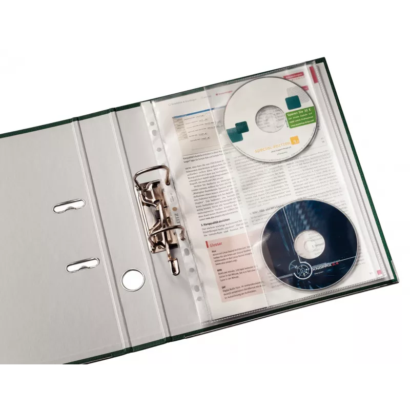 Leitz Premium CD Kabata A4, 30% pirmslietošanas pārstrādāta plastmasa