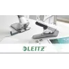 Leitz Heavy Duty Flat Clinch Skavotājs, 60 loksnes, Pelēks, Gaiši pelēks, Standarta sašūšana, 25/10, 6 cm, 110 skavas