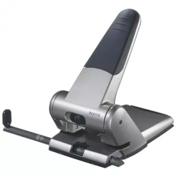 Leitz Heavy Duty caurumotājs, 65 lapas, Sudraba, 8 cm, 5,5 mm, A5, 1 kg