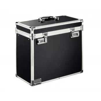 Leitz Mobile Filing Case Lockable A4, Melns, Hroms, Plastmasa, Kombinācijas slēdzene, 15 L, 366 mm, 165 mm
