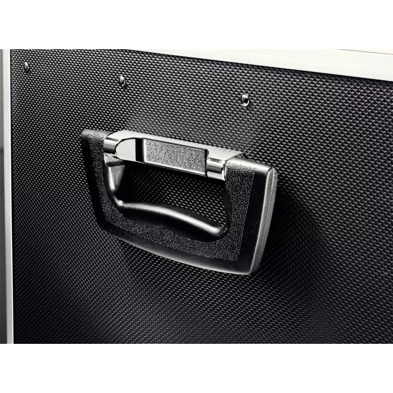 Leitz Mobile Filing Case Lockable A4, Melns, Hroms, Plastmasa, Kombinācijas slēdzene, 15 L, 366 mm, 165 mm