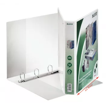 Leitz 42850001 A4 prezentācijas ringa mape, balta