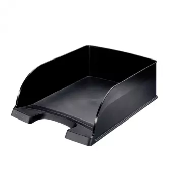 Leitz Letter tray Plus Jumbo, plastmasa, melna, A4, 242 x 330 x 95 mm