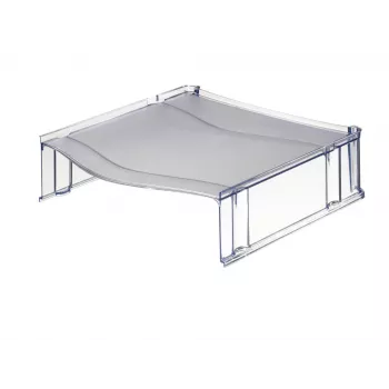 Leitz Letter tray riser Plus Universal, Plastmasa, Pelēks, Caurspīdīgs, 254 mm, 265 mm, 70 mm