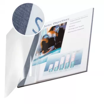 Leitz impressBIND vāks Soft 7,0 mm, A4, Zils, 70 lapām, 214 mm, 302 mm, 11 mm