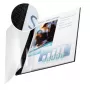 Leitz impressBIND vāks Soft 10,5 mm, A4, kartons, PET, melns, caurspīdīgs, 105 loksnes
