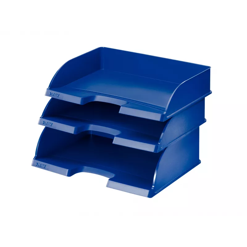Leitz Letter tray Plus Landscape Jumbo, Plastmasa, Zils, A4, 350 x 245 x 97 mm