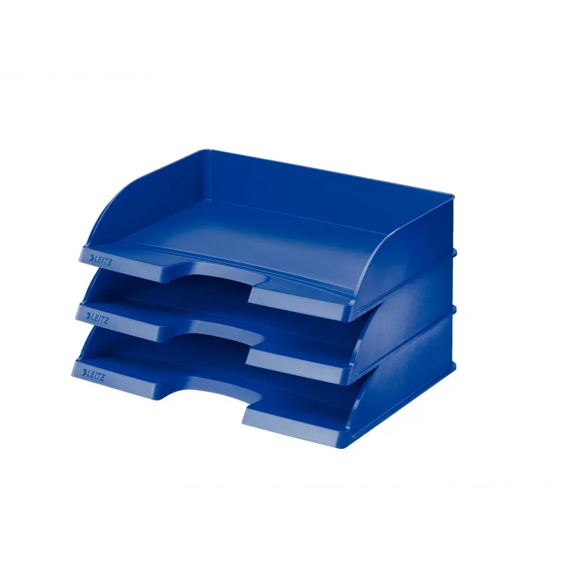 Leitz Letter tray Plus Landscape Jumbo, Plastmasa, Zils, A4, 350 x 245 x 97 mm