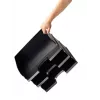 Leitz Letter tray Plus Landscape Jumbo, plastmasa, melna, 350 x 103 x 273 mm