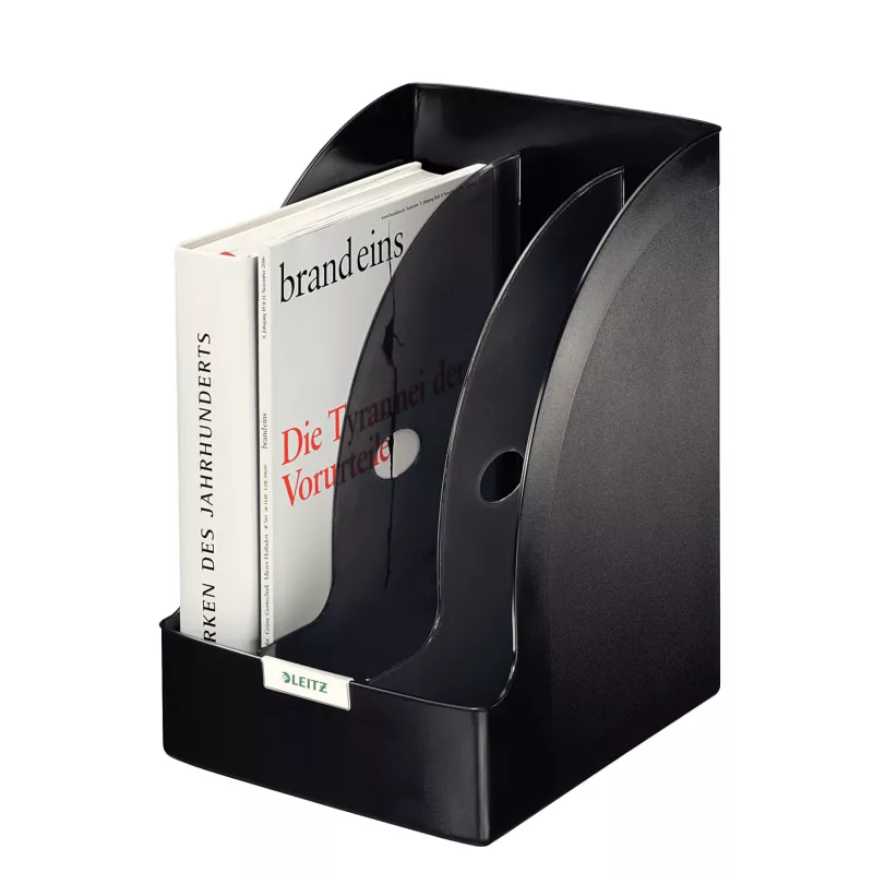 Leitz Magazine file Plus Jumbo, Melns, Plastmasa, A4, 213 x 321 mm