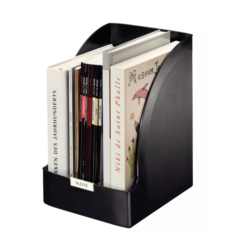 Leitz Magazine file Plus Jumbo, Melns, Plastmasa, A4, 213 x 321 mm